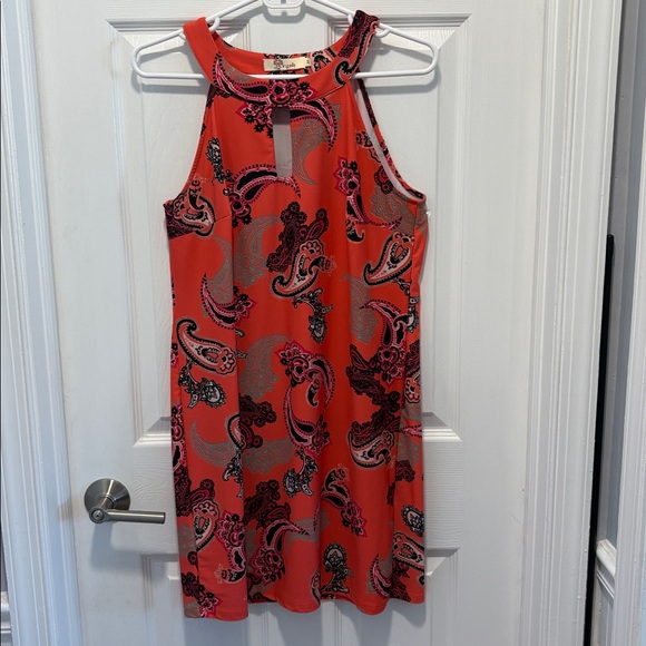 ARYEH PRINTED SHIFT DRESS, size medium - Picture 5 of 5